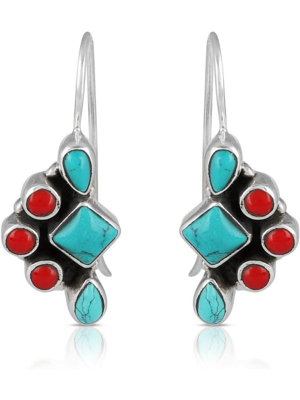 Handmade 925 Sterling Silver Boho Drop Earrings for Women - Unique Style & Chic